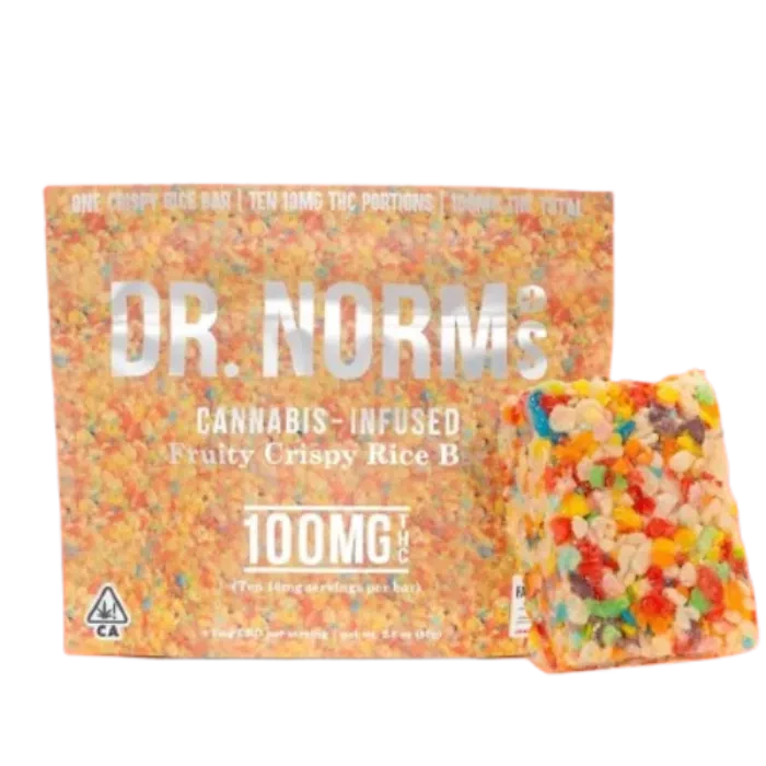 FRUITY CRISPY RICE BAR SINGLE 100MG