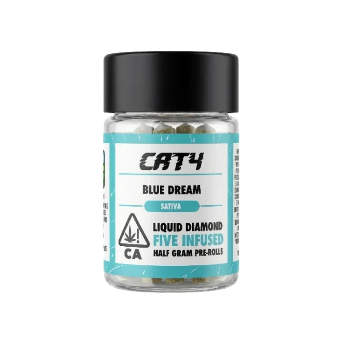 BLUE DREAM INFUSED PRE-ROLL 5 PACK 2.5G