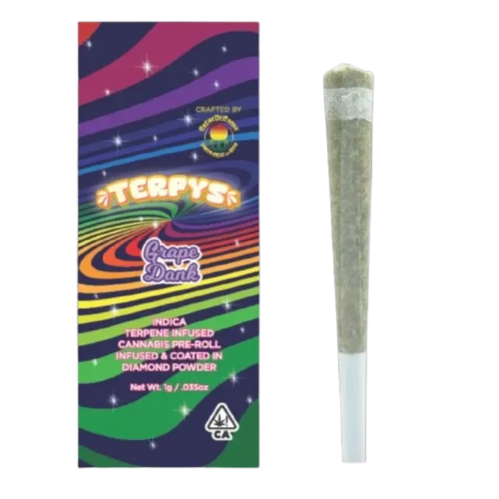 GRAPE DANK TERPYS INFUSED PRE-ROLL SINGLE 1G