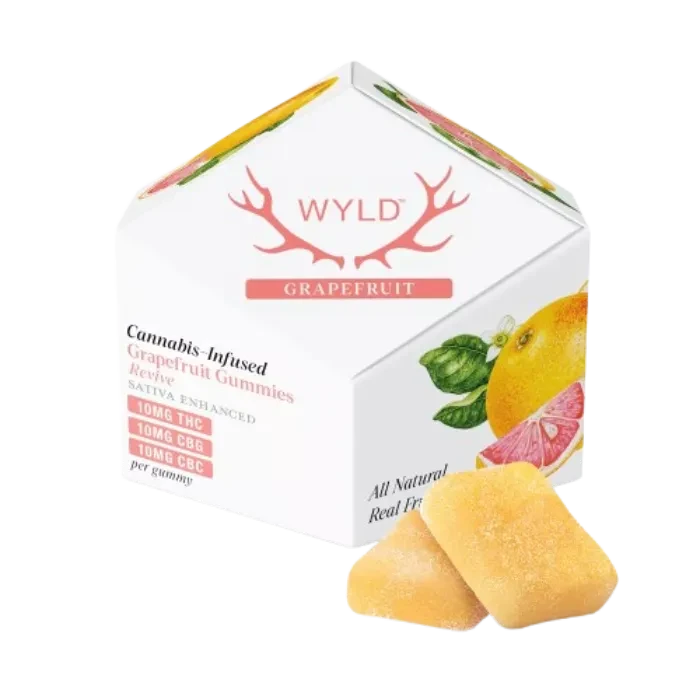 GRAPEFRUIT GUMMY 1:1:1 THC:CBG:CBC 10 PACK 100MG