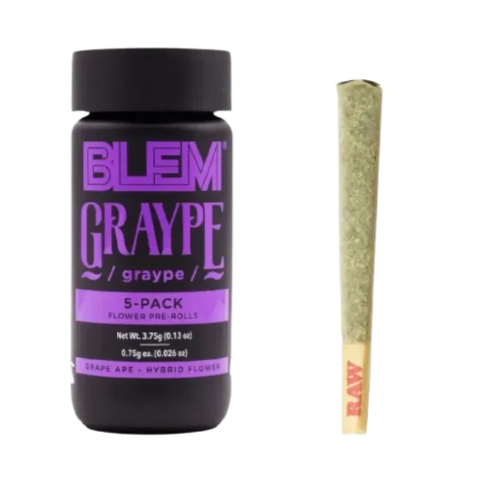 GRAYPE PRE-ROLL 5 PACK 3.75G
