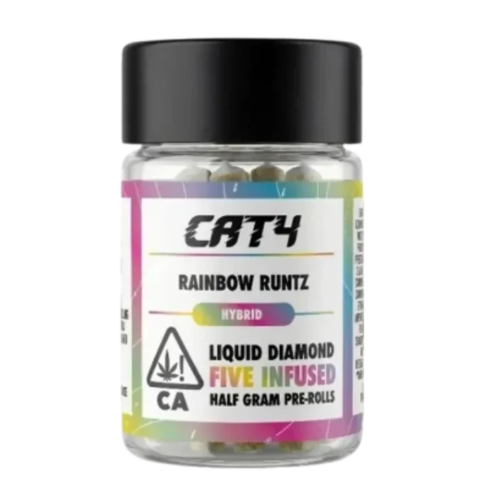 Rainbow Runtz Infused Pre-roll 5 Pack 2.5G