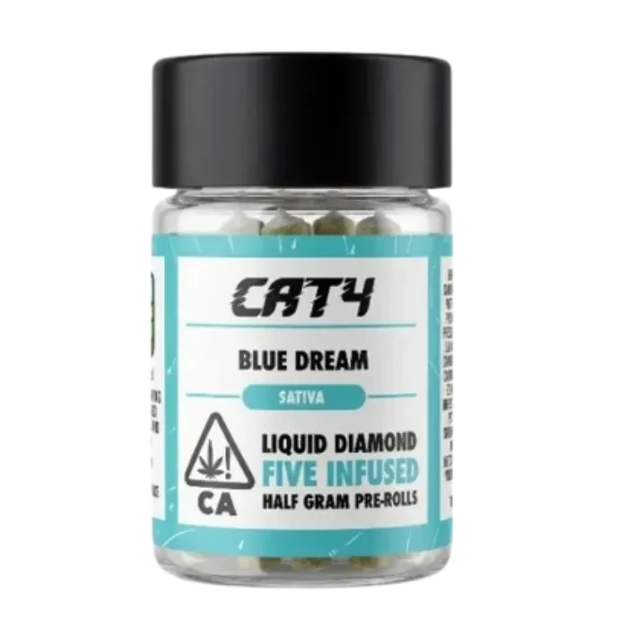 BLUE DREAM INFUSED PRE-ROLL 5 PACK 2.5G