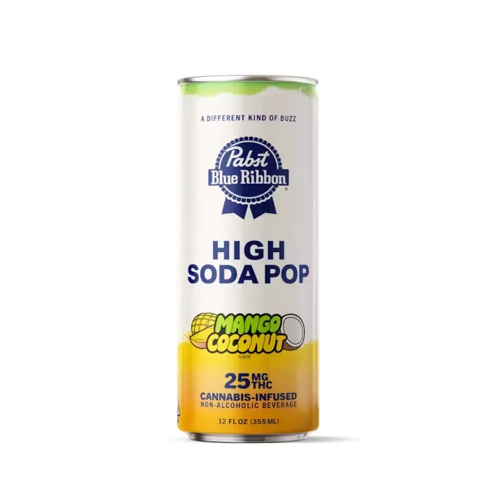 INFUSED HIGH SODA 12FLOZ [25G] MANGO COCONUT - 25 MG
