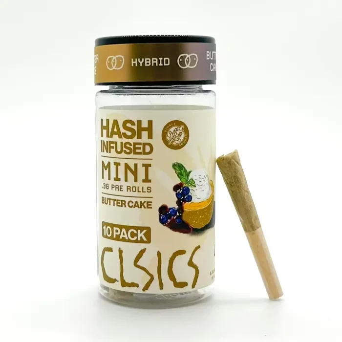 HASH INFUSED PREROLL 10PK [3G] BUTTER CAKE - 3 G - 10 PACK