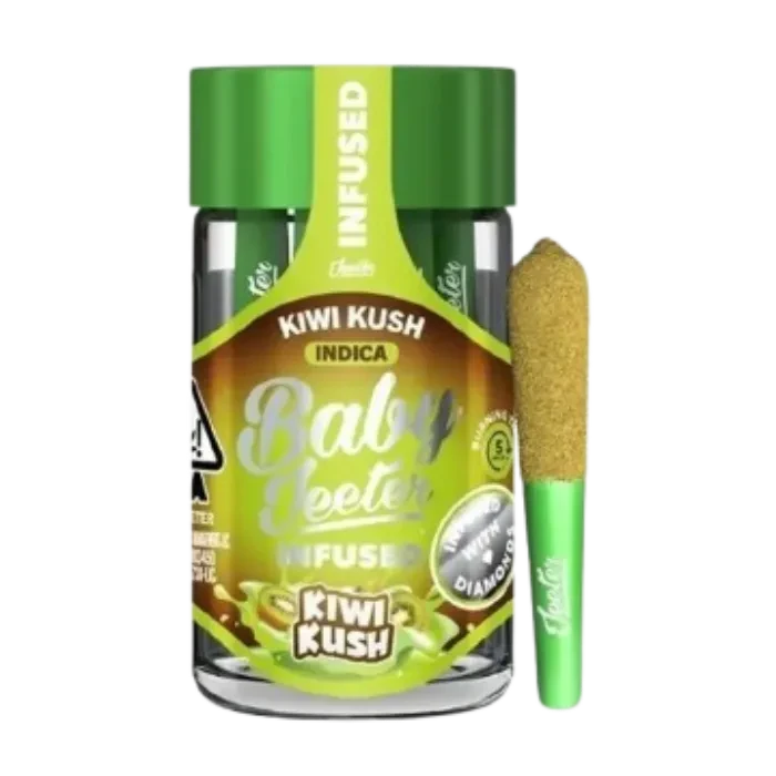 KIWI KUSH INFUSED PRE-ROLL 5 PACK 2.5G