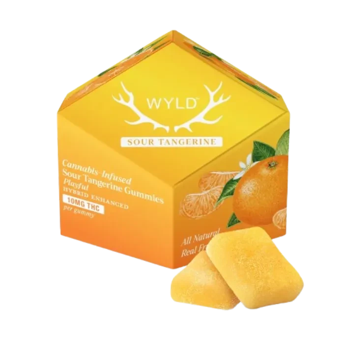 SOUR TANGERINE GUMMY 10 PACK 100MG