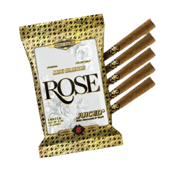 ROSE MINI INFUSED BLUNTS 5 PACK 3.5G