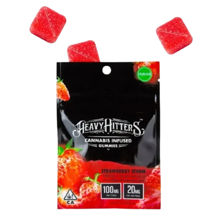 STRAWBERRY STORM GUMMY 5 PACK 100MG