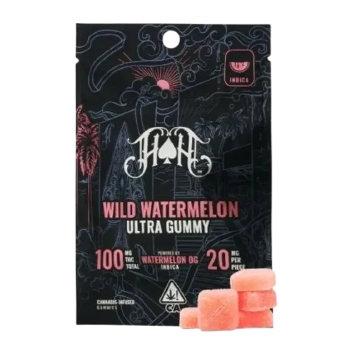 WILD WATERMELON GUMMY 5 PACK 100MG