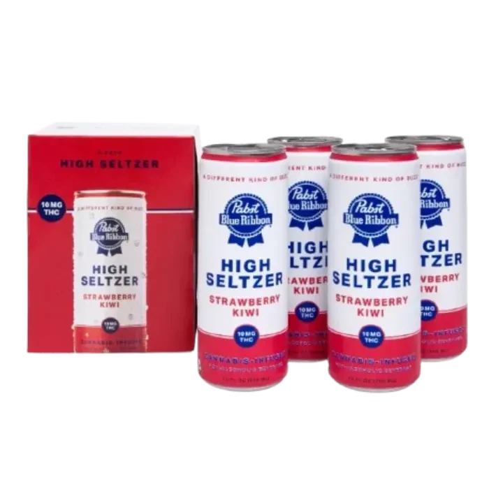 STRAWBERRY KIWI INFUSED SELTZER 4 PACK 40MG