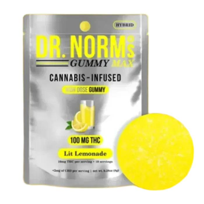 MAX LIT LEMONADE GUMMY SINGLE 100MG