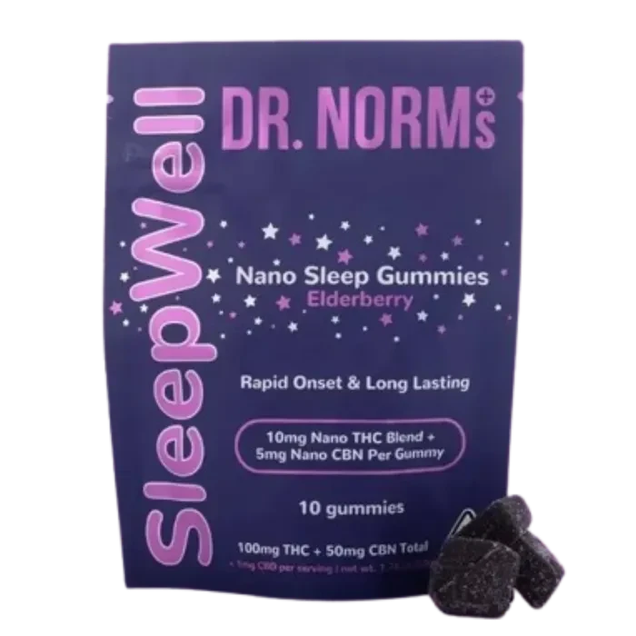 NANO ELDERBERRY SLEEP GUMMY 2:1 THC:CBN 10 PACK 100MG