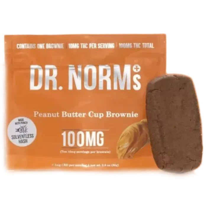 PEANUT BUTTER CUP SOLVENTLESS BROWNIE SINGLE 100MG