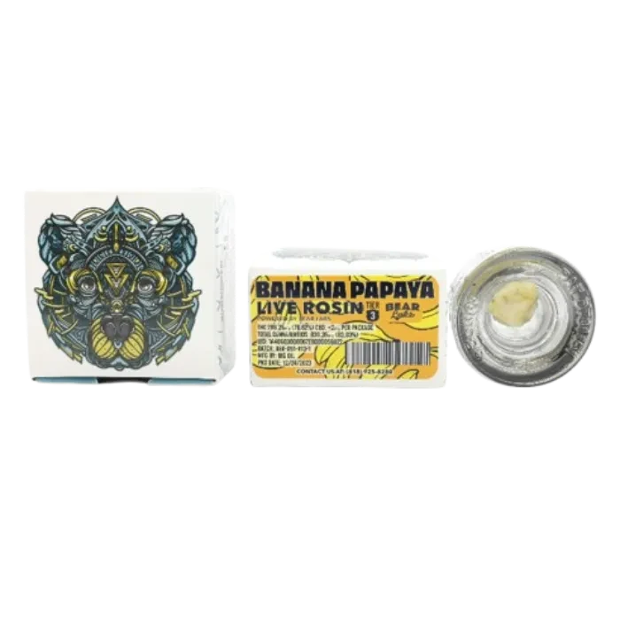 Banana Papaya Rosin (Tier 3) 1G