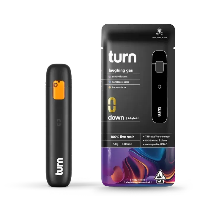 DOWN LIVE RESIN READY TO USE VAPORIZER [1G] LAUGHING GAS - 1 G