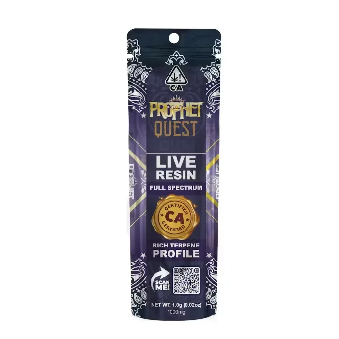 QUEST LIVE RESIN READY TO USE VAPORIZER [1G] PURPLE CREAMSICLE - 1 G