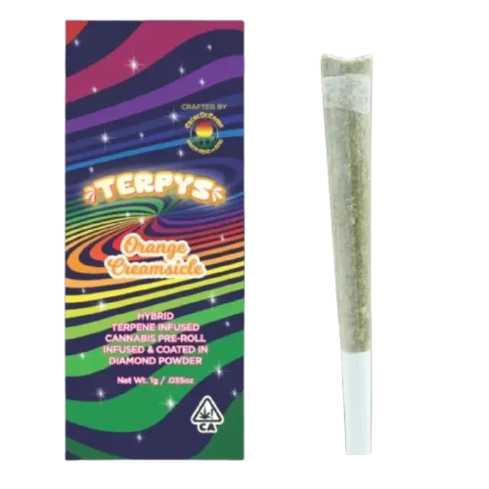 ORANGE CREAMSICLE TERPY'S INFUSED PRE-ROLL SINGLE 1G