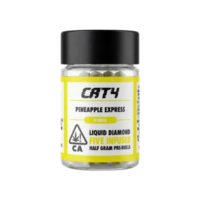 PINEAPPLE EXPRESS INFUSED PRE-ROLL 5 PACK 2.5G