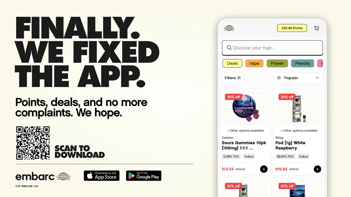 1776195155655 5510a28d A150 4c38 A94b A3914c37443a - Embarc Dispensary App Rebuilt From the Ground Up