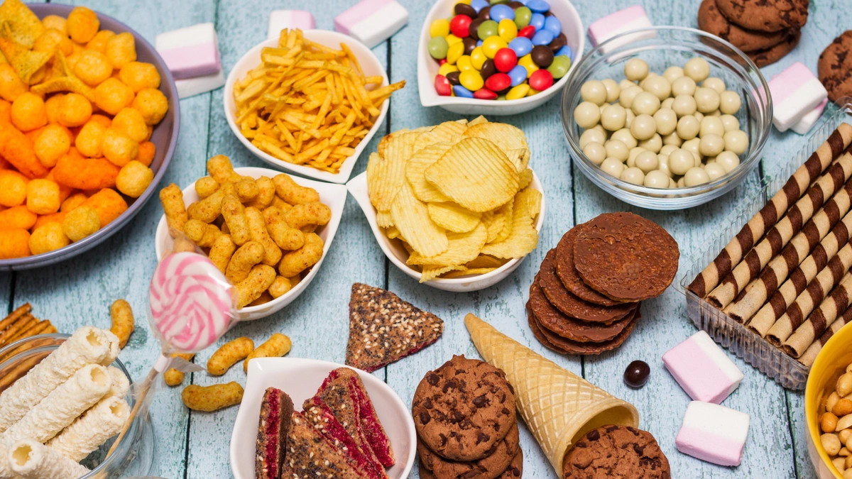 lots of different snacks