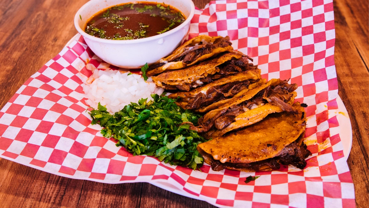 birria tacos late night food in lake tahoe