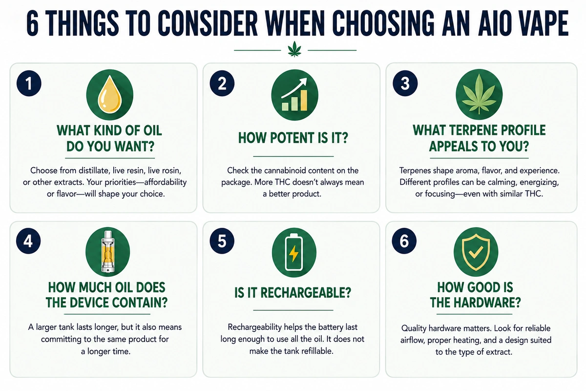 buying chart for all in one disposable weed carts