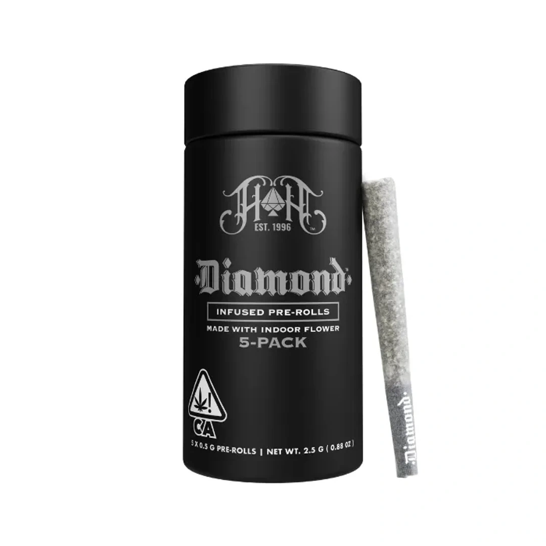 heavy hitters diamond infused pre rolls
