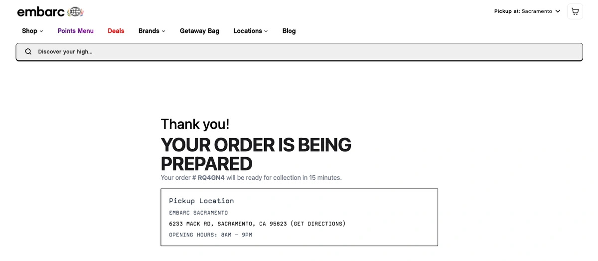 confirmation on embarc