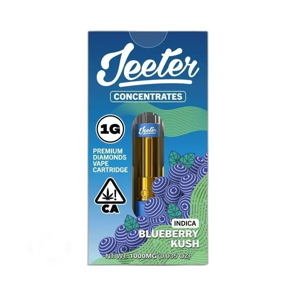 jeeter blueberry kush cartridge is the strongest thc vape