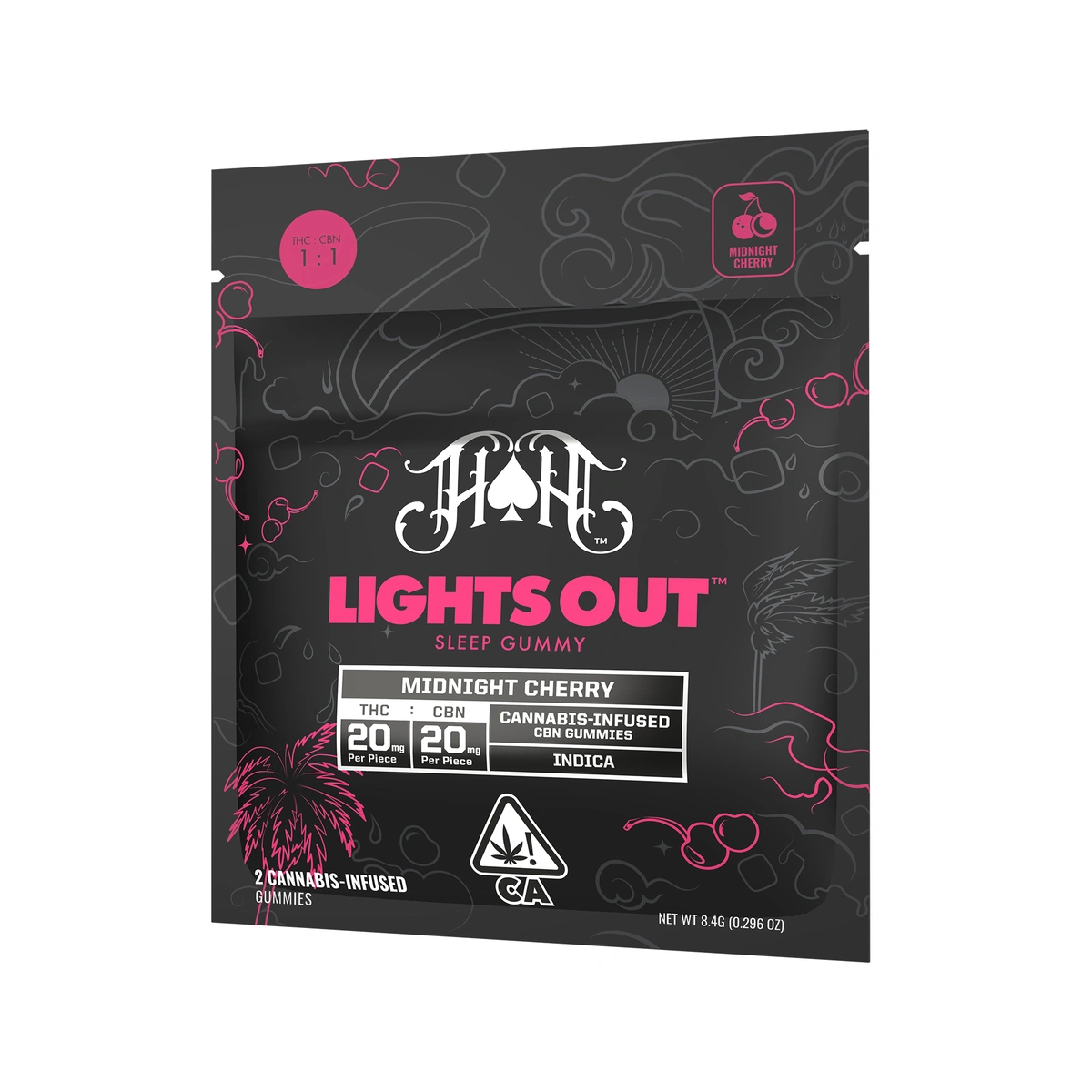 lights out sleep gummies from heavy hitters