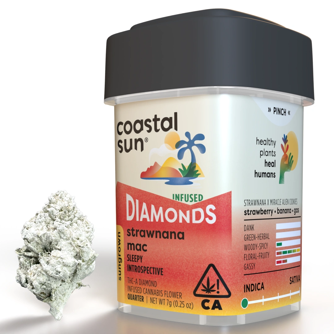 coastal sun diamond infused flower