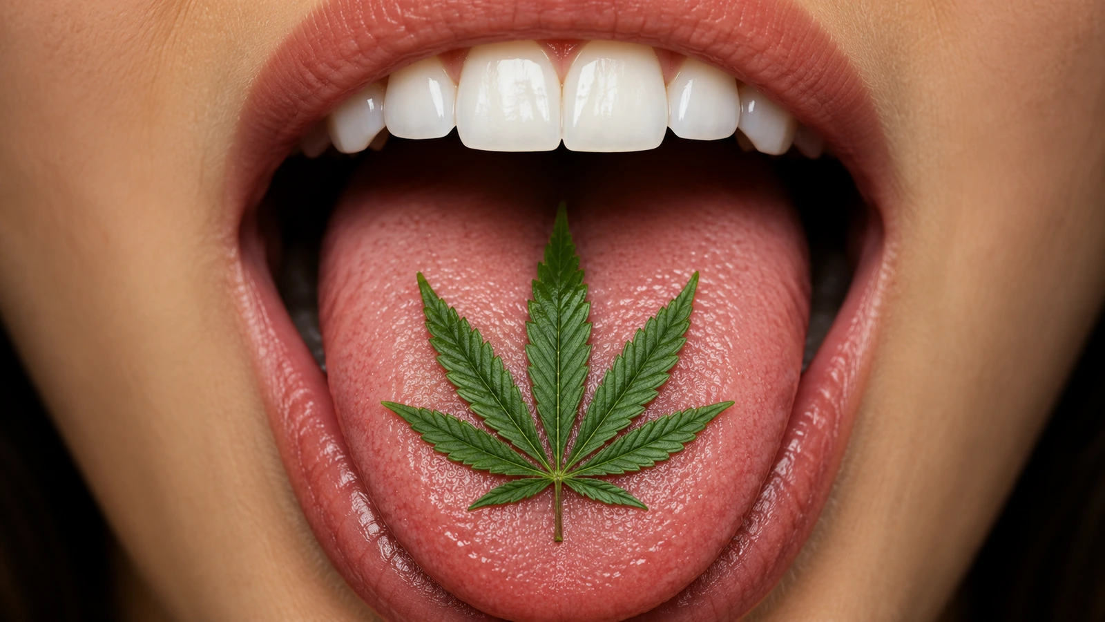 tongue with cannabis leaf on it munchies explained why does weed make you hungry