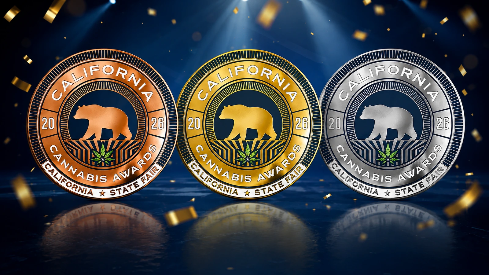 2026 california cannabis awards medal designs