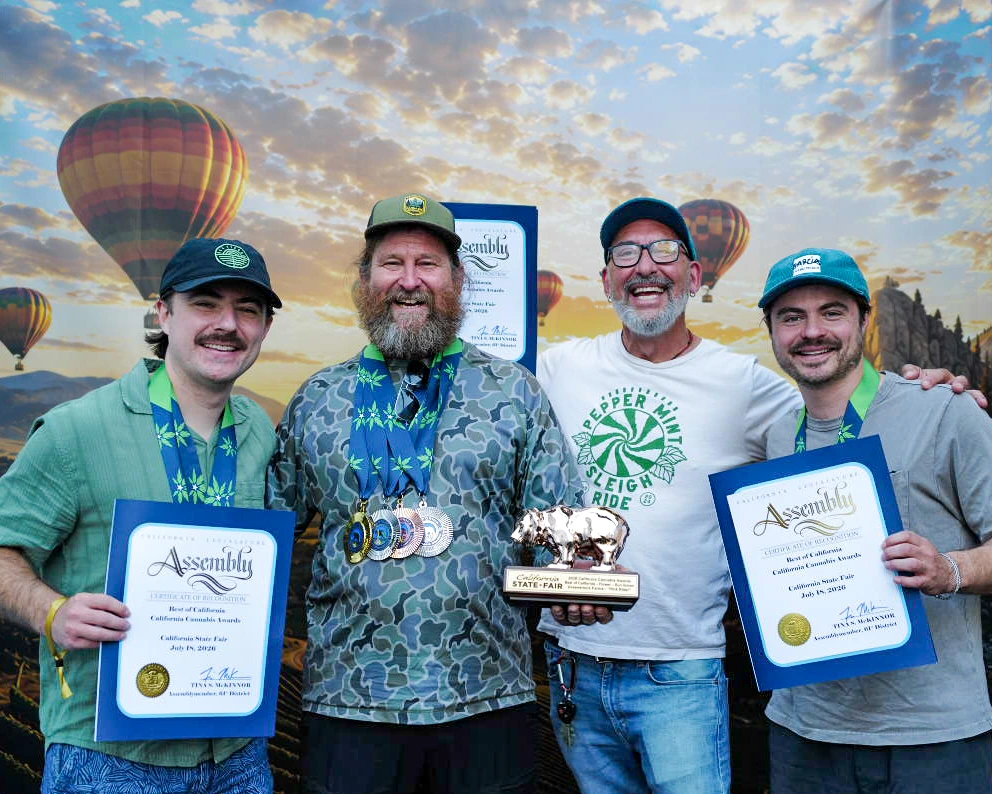 Greenshock Farms were 2026 California Cannabis Awards winners for Sun Grown