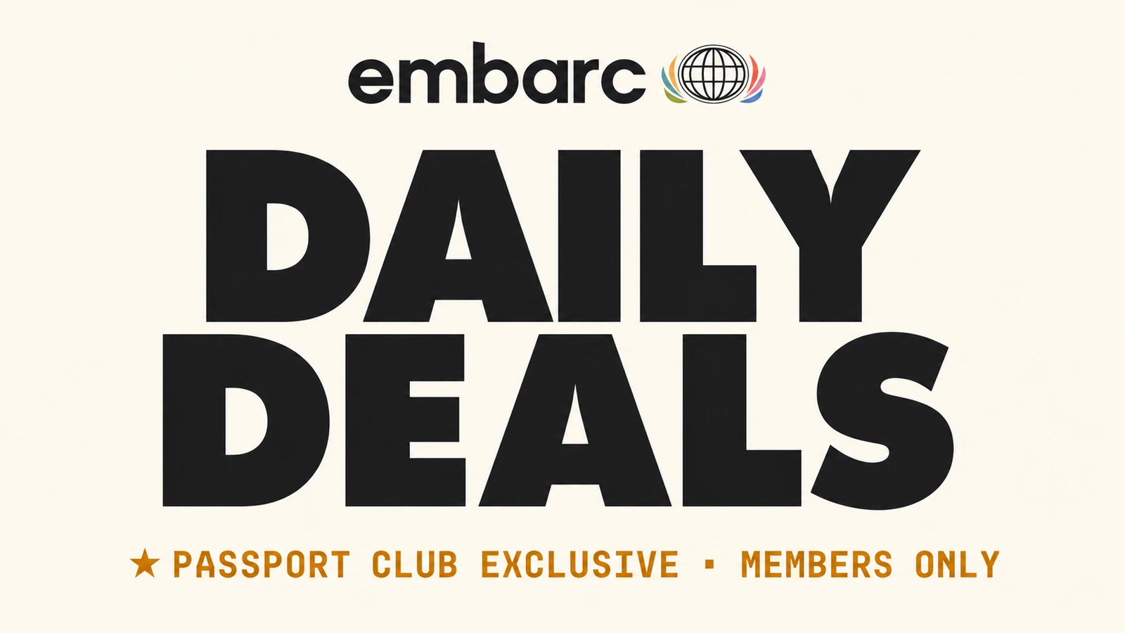 embarc daily deals