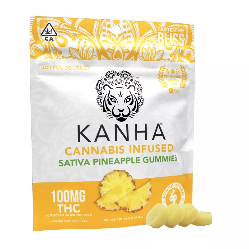 GUMMIES 10PK [100MG] PINEAPPLE product image