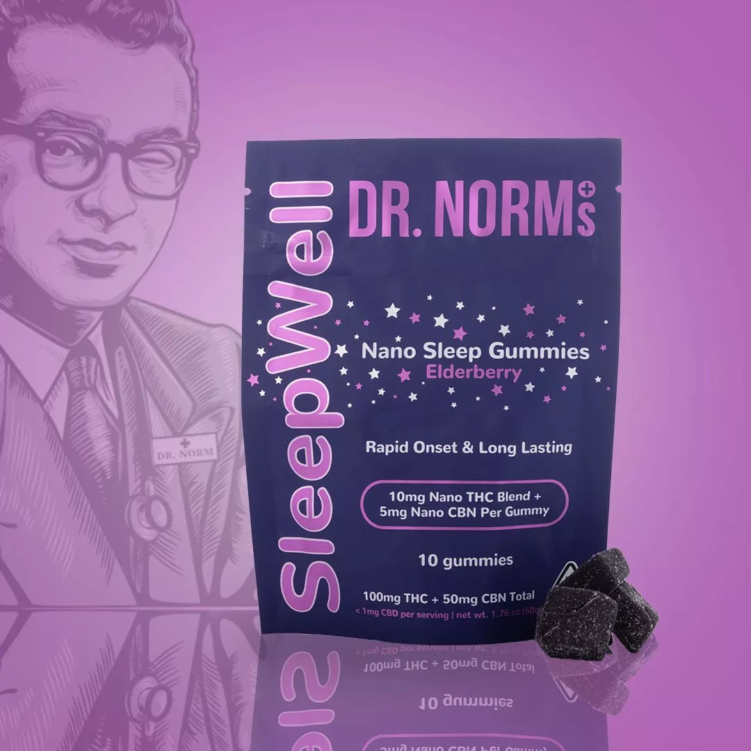 DR. NORM'S - NANO ELDERBERRY 2:1 THC:CBN SLEEP GUMMIES 100MGUMMIES 100MG