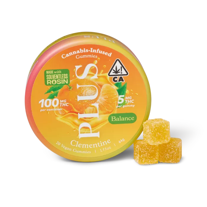 CLASSIC SOLVENTLESS ROSIN GUMMIES 20PK HYBRID [100MG] CLEMENTINE