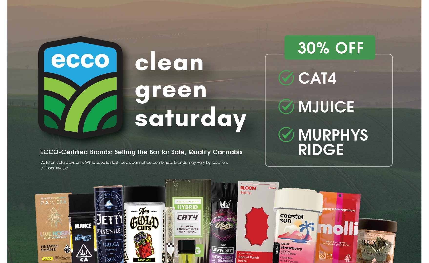 30% Off | Clean Green Saturday