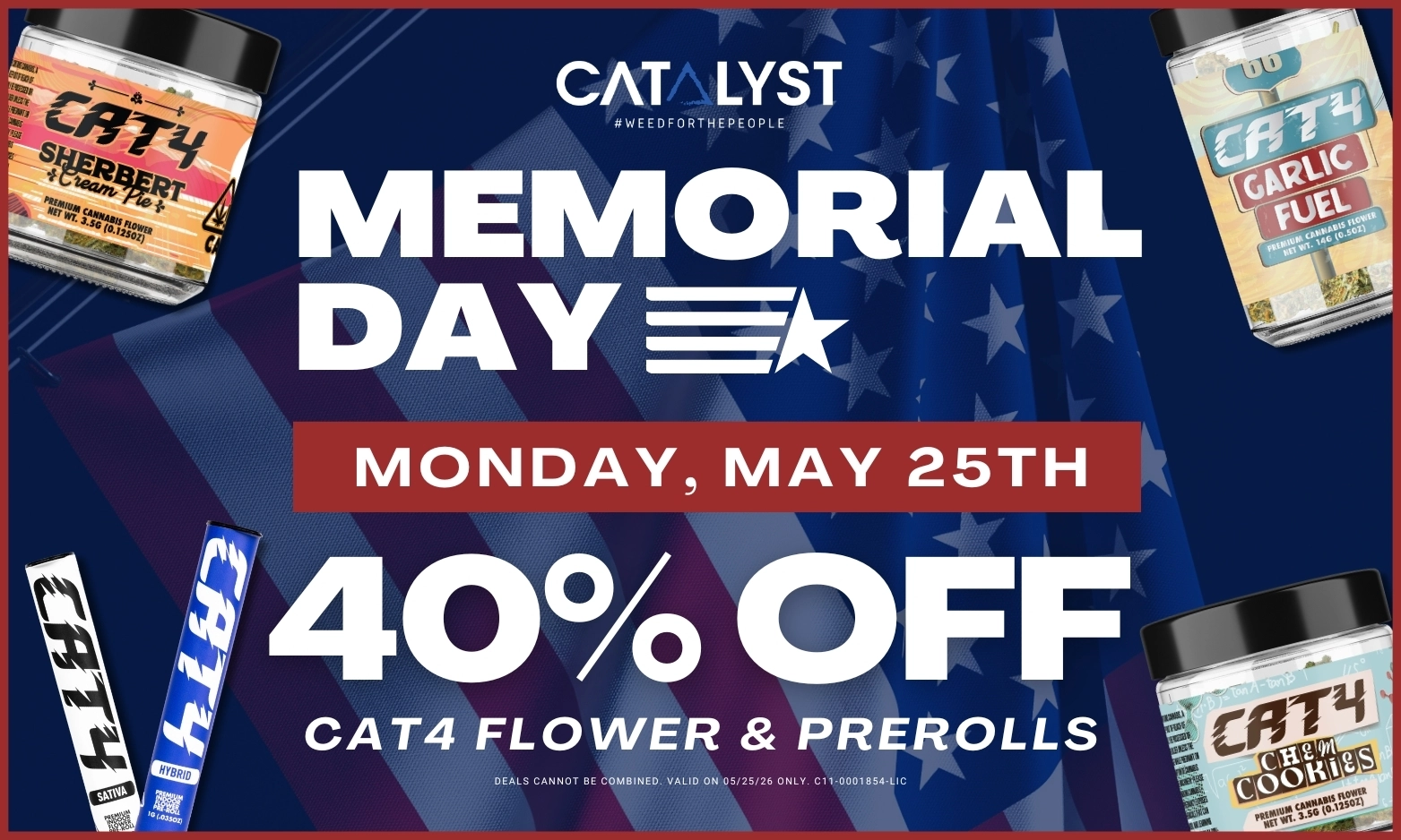 40% Off | CAT4 Flower & Prerolls