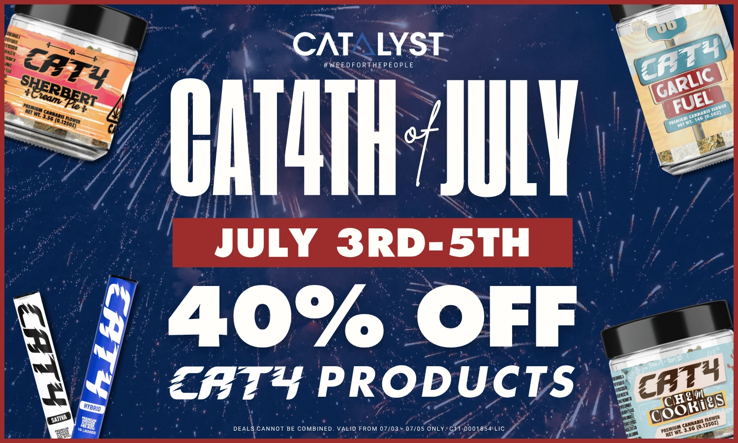 40% Off | CAT4th of July