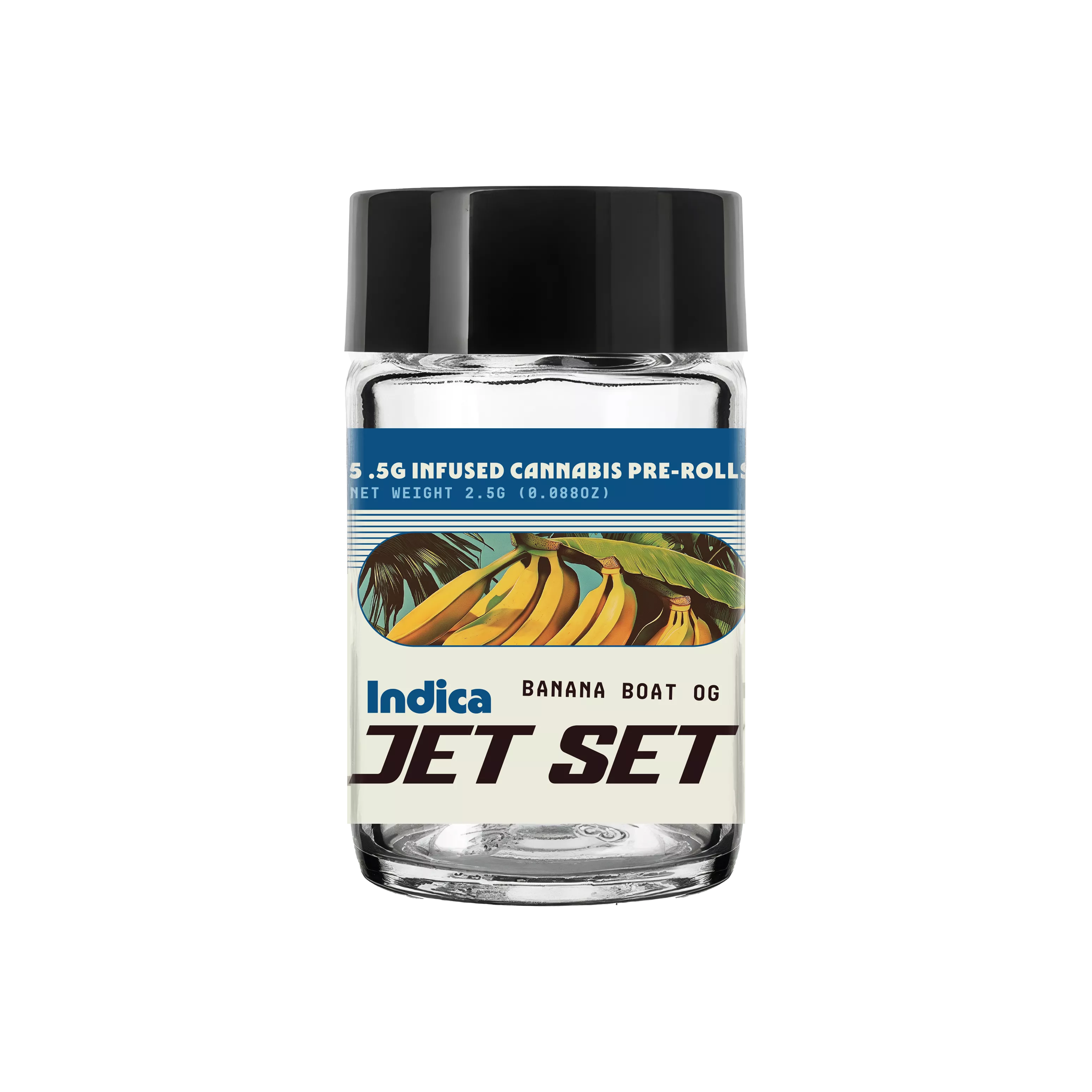 INFUSED KIEF COATED PREROLL 5PK [2.5G] BANANA BOAT OG - 2.5 G - 5 PACK product image