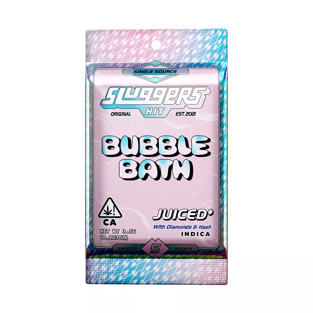 BUBBLE BATH NATURAL PREROLLS 5 PACK 3.5G - 3.5 G