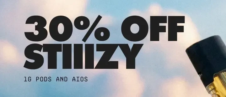 30% Off Stiiizy Pods and AIOs
