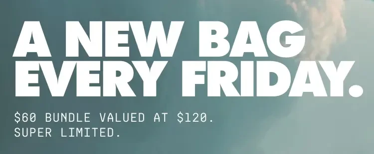 Getaway Bag $60 Every Friday