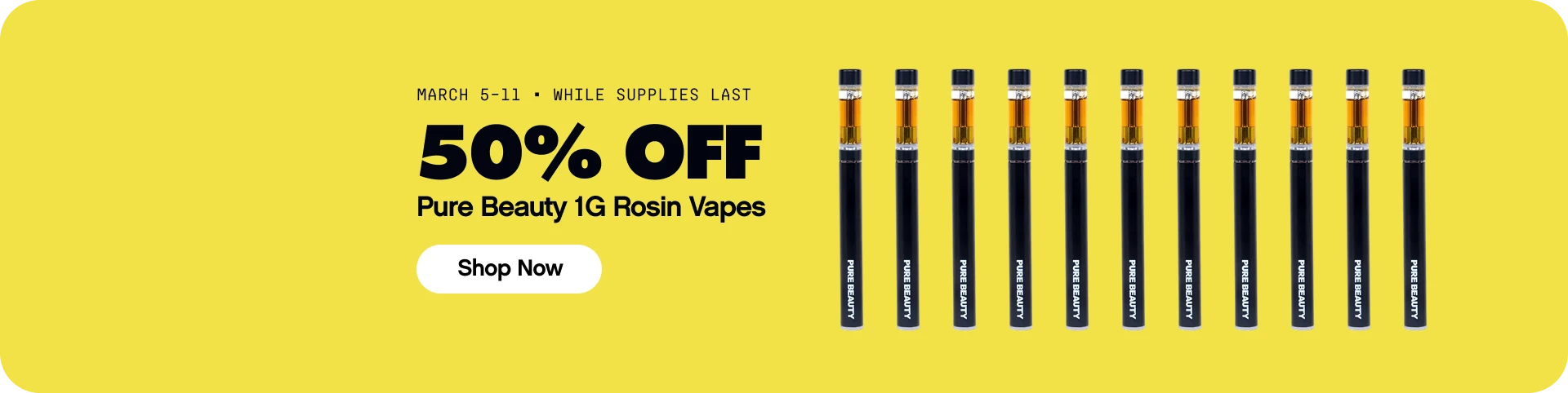 50% Off Pure Beauty Vape