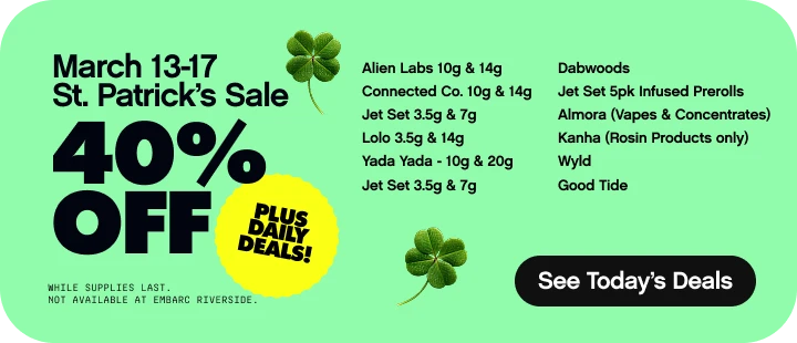 40% Off St Patrick's Weekend