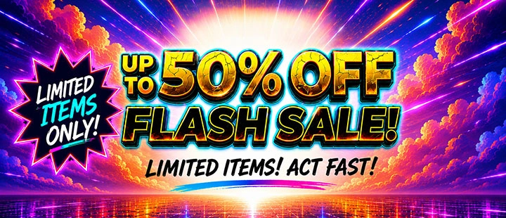 FLASH SALE! LIMITED TIME!