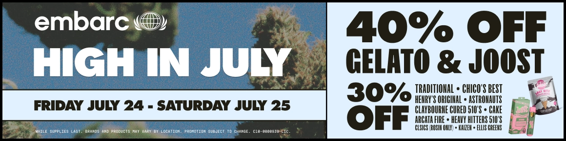 HIGH IN JULY
